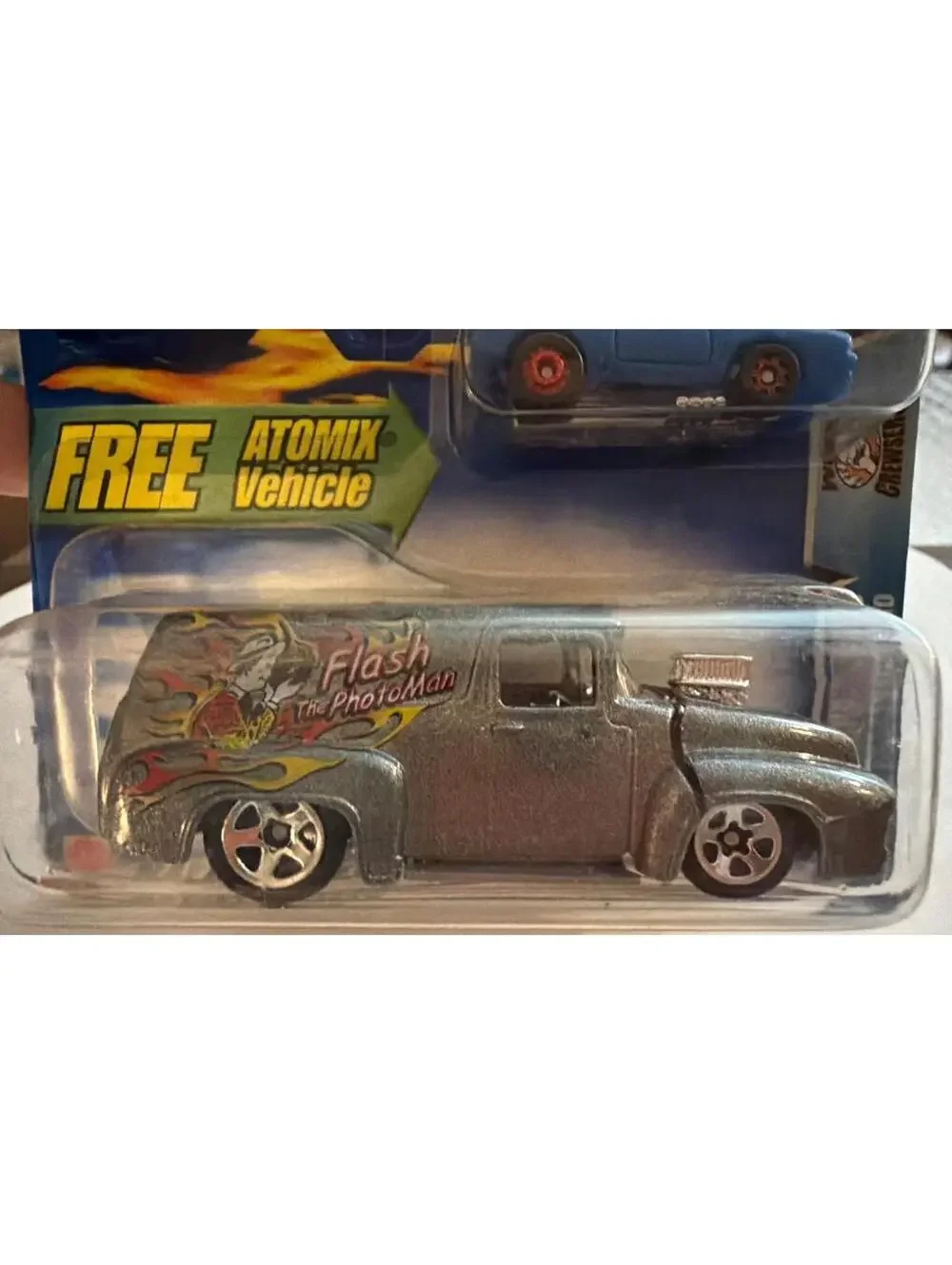 Hot Wheels Flash The PhotoMan Die-Cast Car With Free Atomix Vehicle